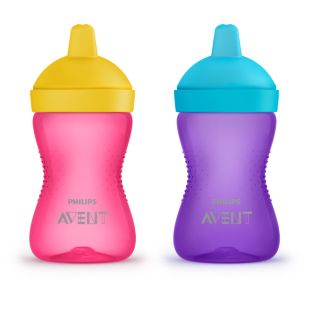 Hard spout cup