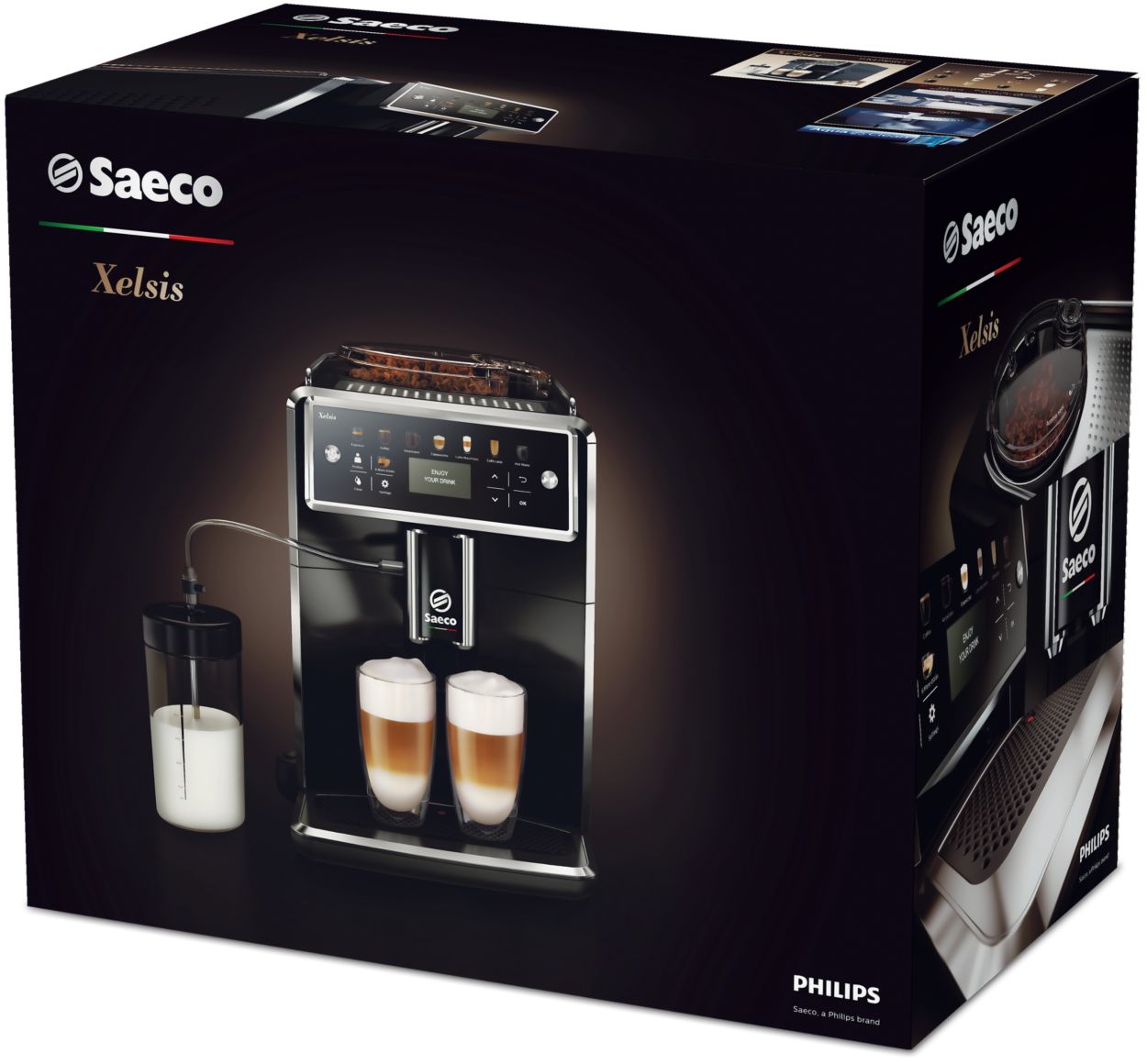 Saeco Xelsis - Máquina súper automática de espresso : Hogar y Cocina 