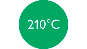 Kusursuz sonuçlar için 210°C profesyonel sıcaklık