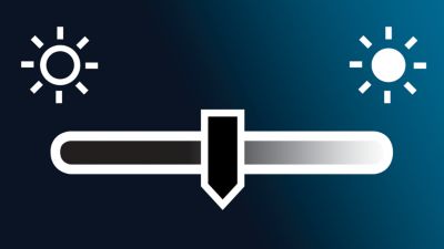 Brillo de la pantalla ajustable para una cómoda visualización