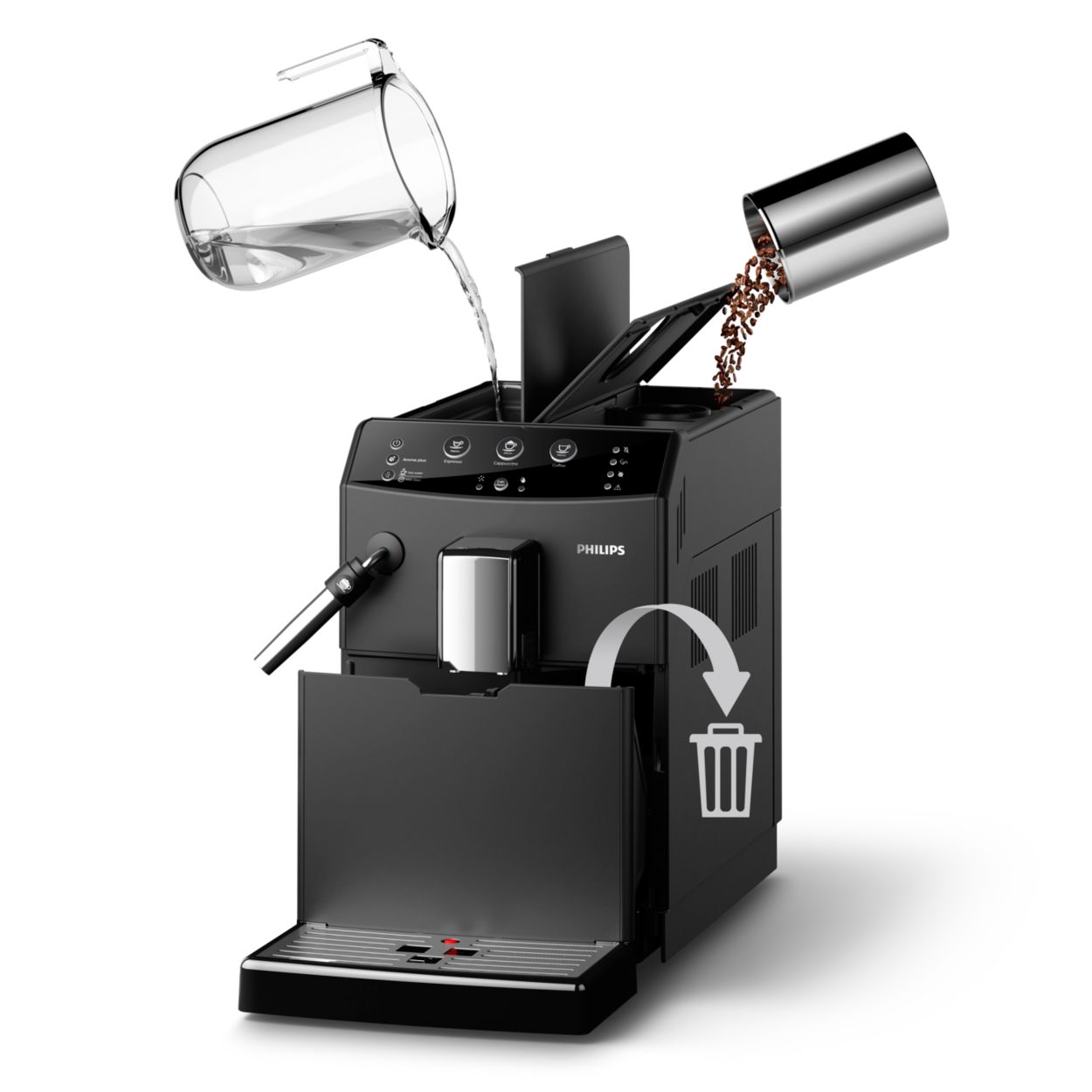 3000 Series Cafetera espresso súper automática HD8827/12