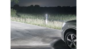 Hochwertiges Licht verbessert die Sicht auf die Straße