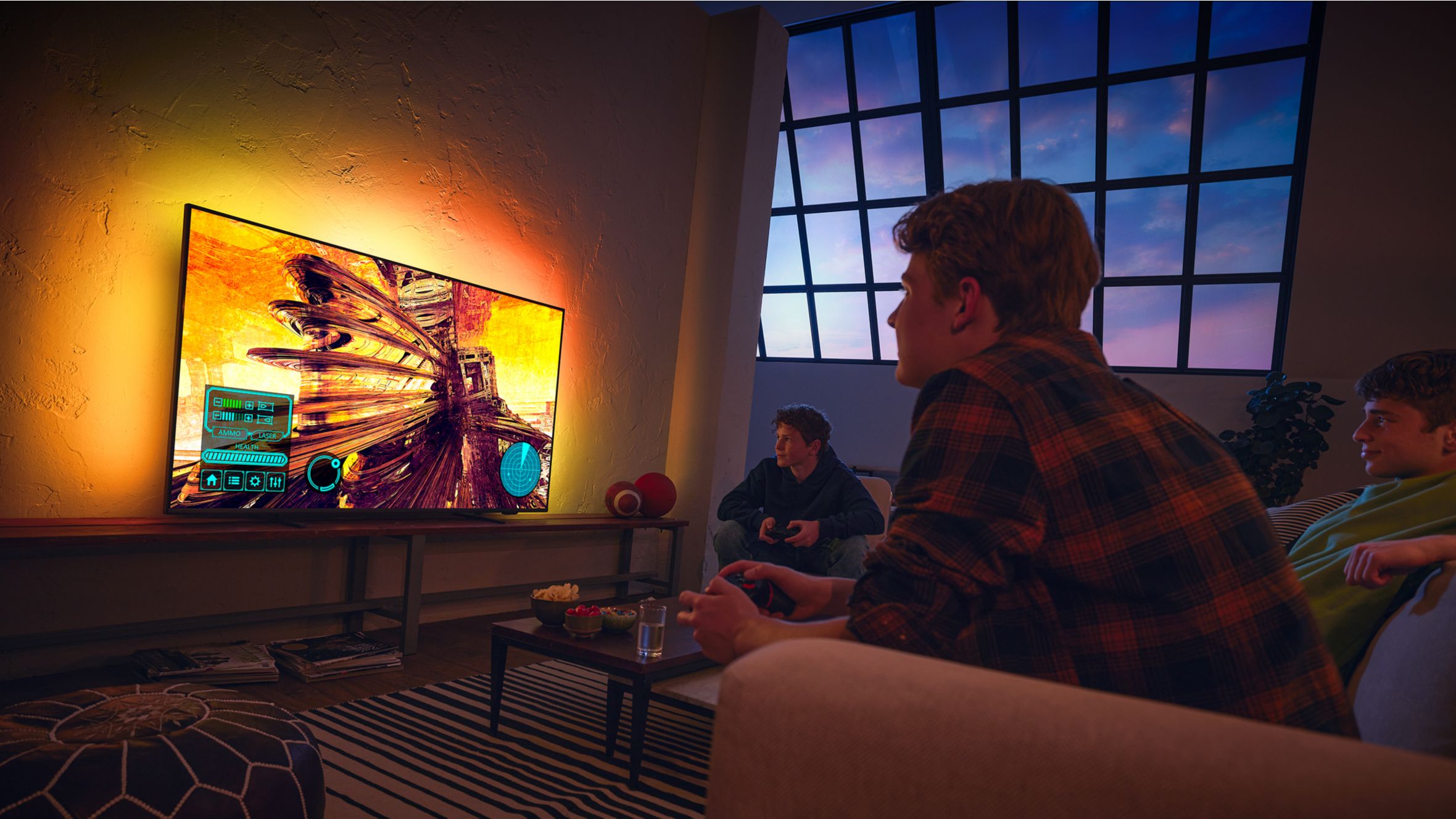 Ambilight style gaming experiece