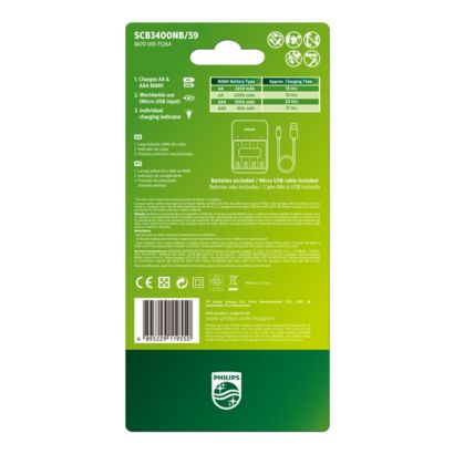 Carregue suas pilhas totalmente