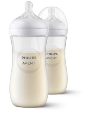 Biberón Philips Avent Válvula Anticólico 4 Oz 3 Pz -azul Philips Avent No  aplica