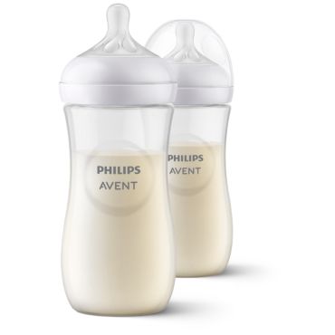 Philips Avent Natural Response בקבוק 330 מ"ל, פטמה 3+ חודשים , 2 יחידות