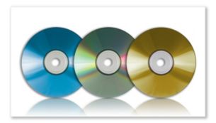 MP3-CD, CD and CD-RW playback