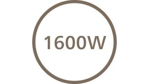 Velika moč 1600 W za hitro sušenje