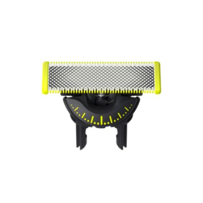 Philips Norelco OneBlade QP420/50 Scheerhoofd 2 hoofd(en) Zilver Geel Philips Norelco OneBlade
