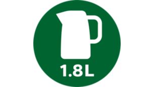 Large 1.8L kettle to boil water for family and friends
