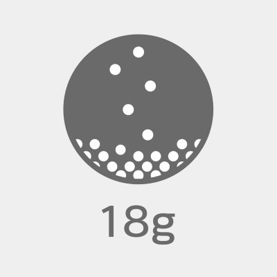 18 g ultra-lightweight design provides ultimate comfort