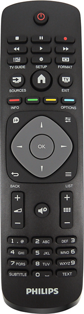 Philips TV 2025: PFS5500/PHS5500 Serie - Fernbedienung Philips TV 2025: PFS5500/PHS5500 Serie - Fernbedienung