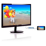 244E5QHSD LCD monitor with SmartImage lite