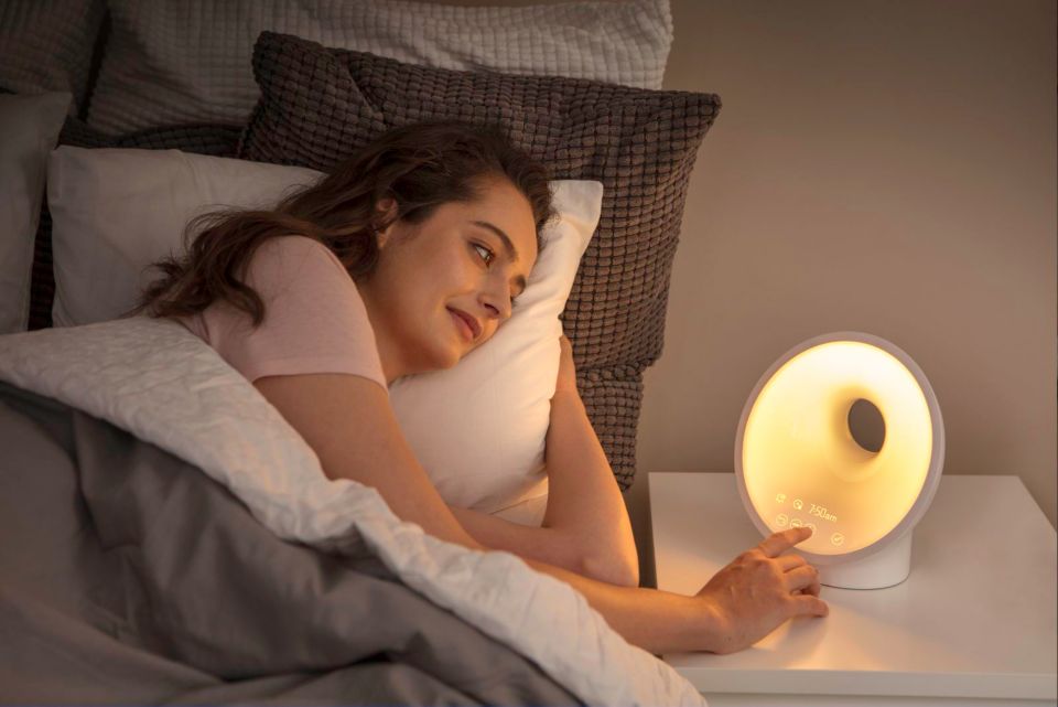 Philips HF3650/01 Wake-up Light Tageslichtlampe weiß