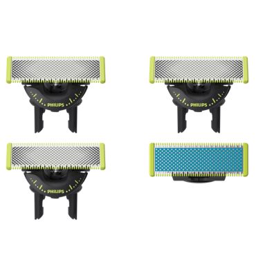 OneBlade Komplet: 3 x 360 + 1 oštrica za sprječavanje trenja