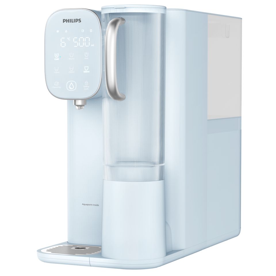 Crisp-tasting water guaranteed, ambient & hot & co