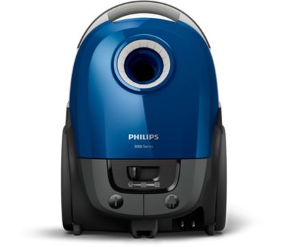 Philips 3000 Series Aspirateur avec Sac, Aspiration de la poussière à  99,9%* 900 W, Filtre Anti-allergènes, Compact et léger, Brosse intégrée,  Blue Foncé (XD3110/09) : : Cuisine et Maison