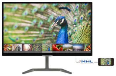 Philips 美品Phillips フィリップス 液晶モニター 246E7Q 23.6インチ 2018年製 ブラック 広角ディスプレイ 動作品SHY665