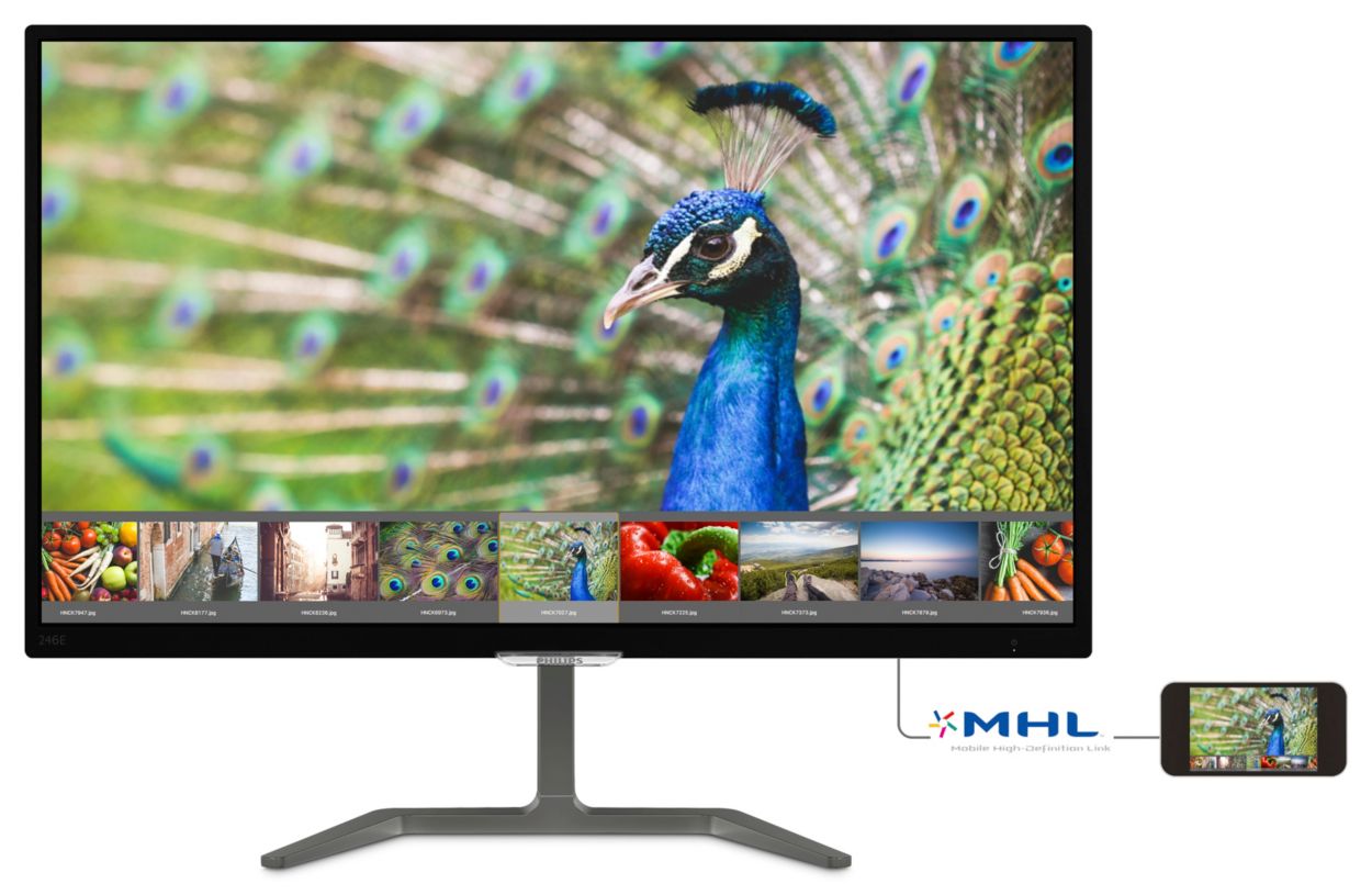 Ultra Wide-Color 搭載液晶モニター 246E7QDSB/11 | Philips