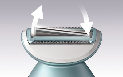 Floating foil for an even shave