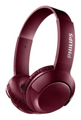 AURICULARES PHILIPS DE DIADEMA INALAMBRICOS CON MICRO SHB3075RD