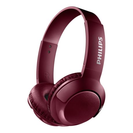 SHB3075RD/00  Wireless On Ear Headphone with mic