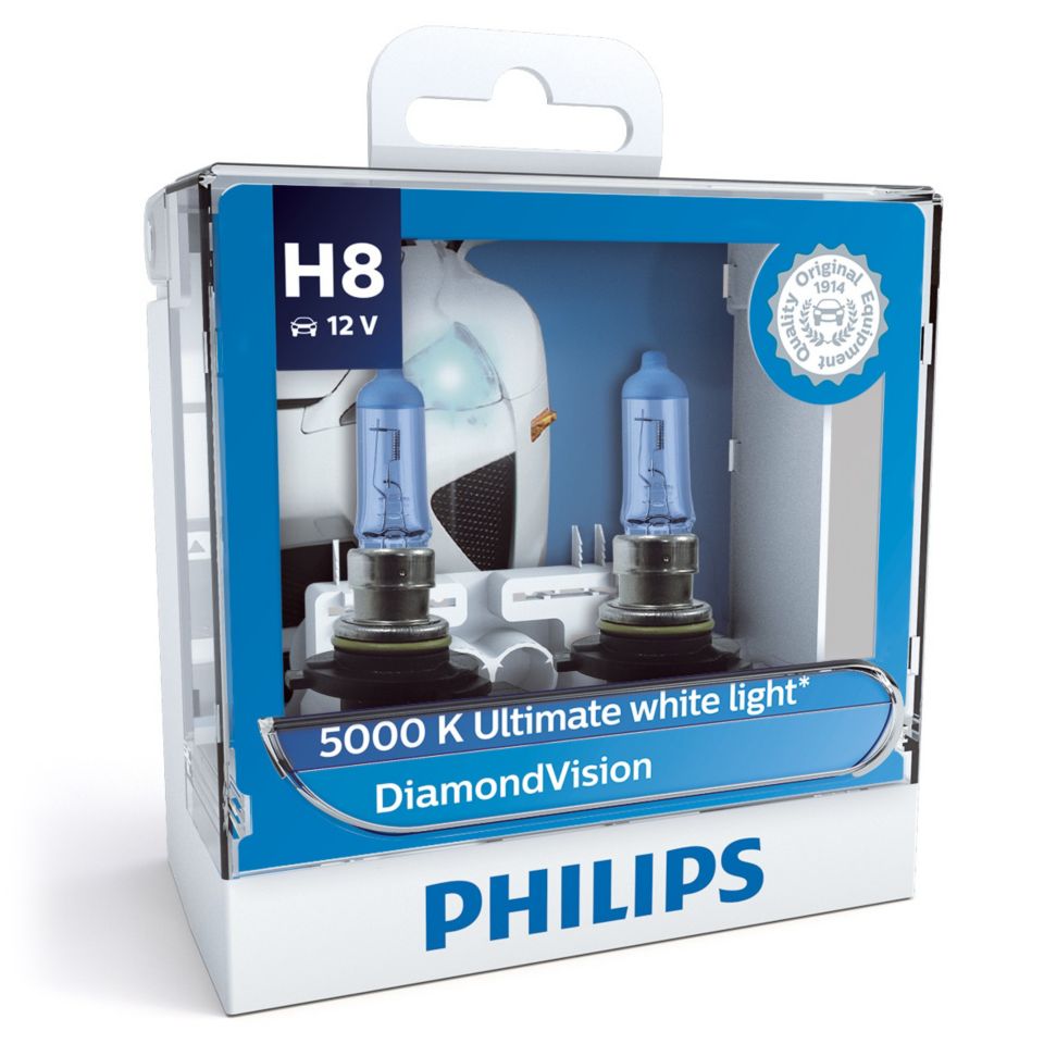 1 Ampoule PHILIPS H8 Vision 35 W 12 V