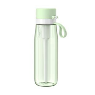 GoZero Daily hydration Straw filtration bottle (660ml), Green