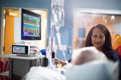 Philips Patientenmonitor IntelliVue in Betrieb