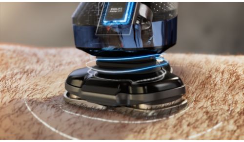 Si adatta alla densità della barba per una rasatura semplicissima