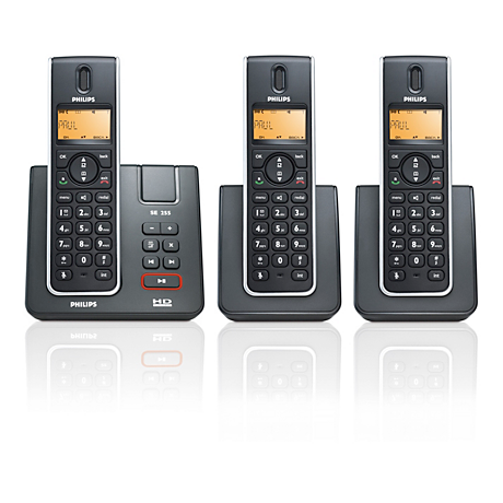 SE2553B/05  Cordless phone answer machine