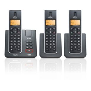 Telesekreterli kablosuz telefon
