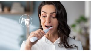 El sensor de presión integrado protege los dientes y las encías