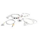 Jeu complet de fils d’électrodes CEI Câbles patient et fils d’électrodes pour ECG de diagnostic
