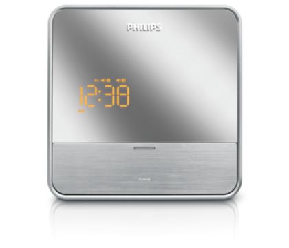 Best Buy: Philips Digital FM Dual-Alarm Clock Radio with Apple®iPod® Dock  Black DC190B/37