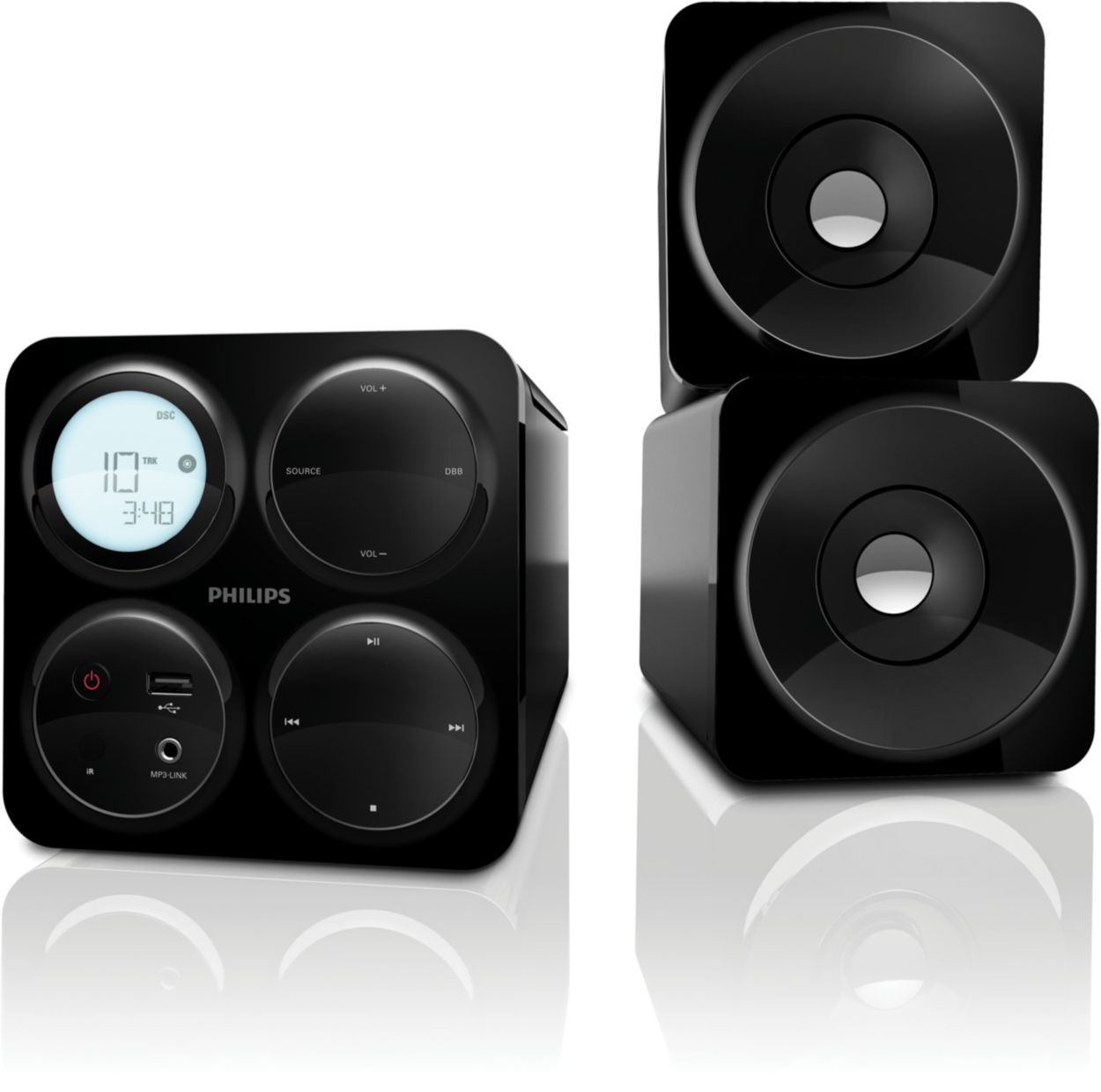 Philips micro hot sale music system