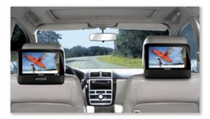 Expand movie enjoyment with dual TFT LCD screens