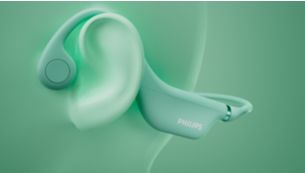 Open-Ear-Design für vollständige Wahrnehmung der Umgebung