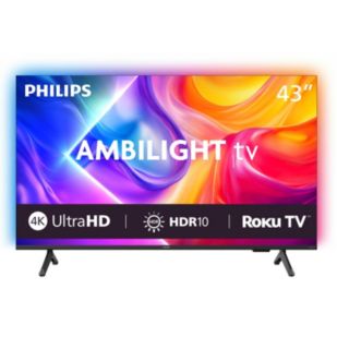 7875 Series Ambilight TV 43 inch Ambilight TV DLED UHD Roku TV