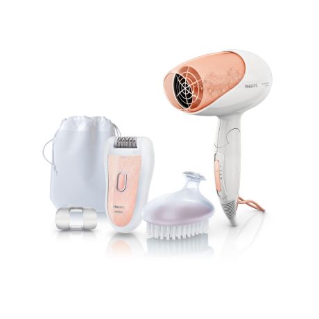 HP6542/00 Satinelle Epilator, četka i sušilo za kosu