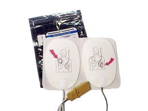 Defibrillator Training Pads: 1 set Matériel de formation pour DAE