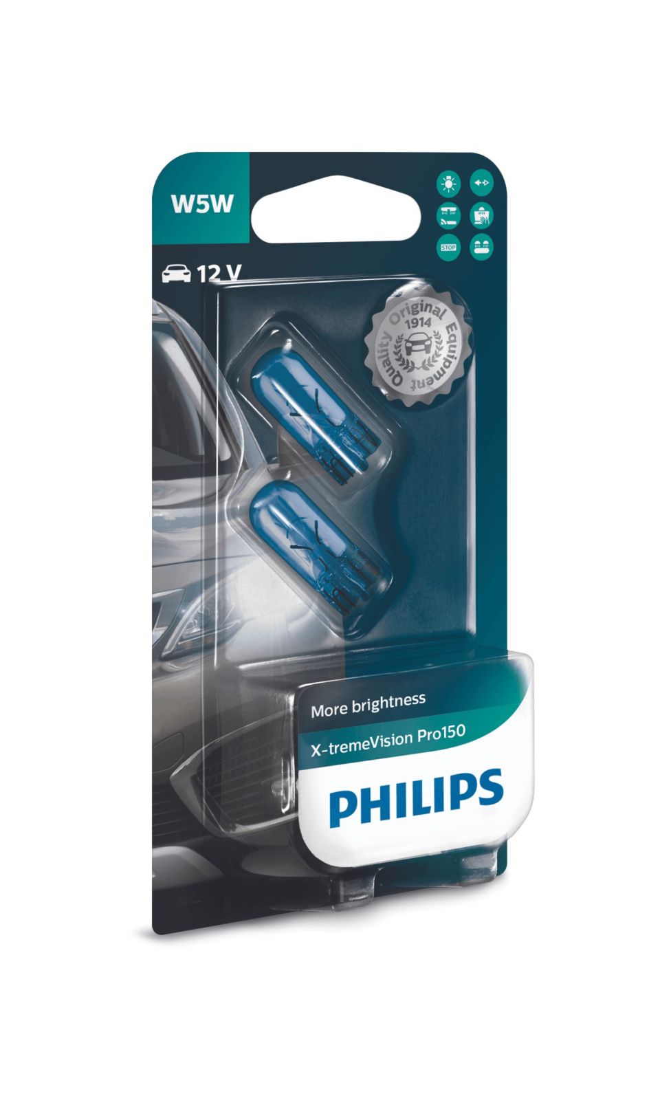 Ampoules Moto Philips Ampoule Signalisation W5w - 12v - Satisfait Ou  Remboursé 