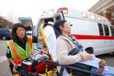 Cardio ambulance providing emergency medical services in China