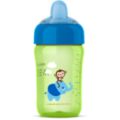 Snap-top lid keeps spout clean on the go