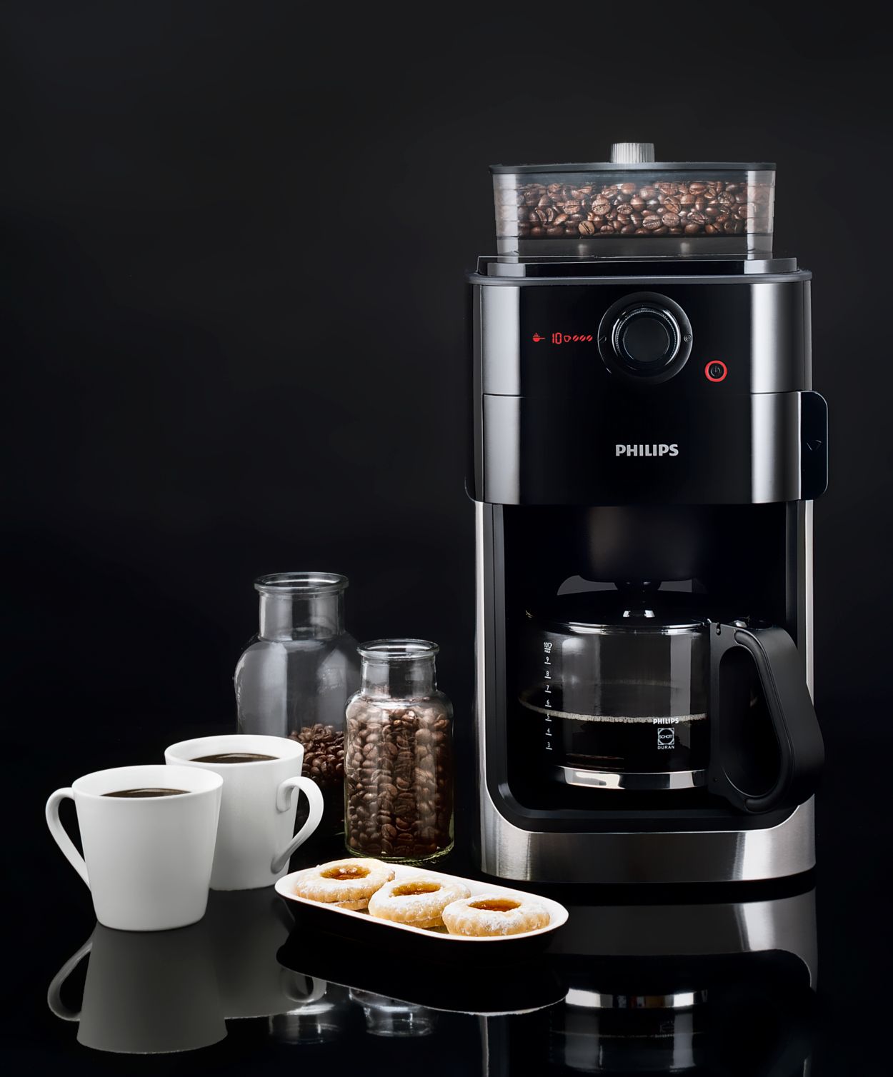 Кофемашина зернах молотый кофе. Кофеварка Philips hd7767. Кофемашина Philips Grind & Brew hd7767/00. Кофеварку Филипс hd7761. Кофеварка капельная Philips hd7767.