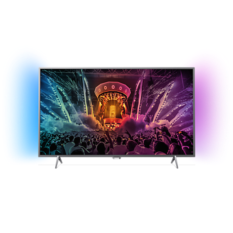 55PUS6401/12 6000 series Itin plonas 4K televizorius su „Android TV™“