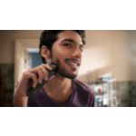 Smooth and skin-friendly beard trimming