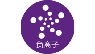 负离子养护令秀发亮泽、柔顺