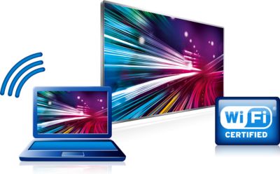 Integrated Wi-Fi to use Smart TV wirelessly