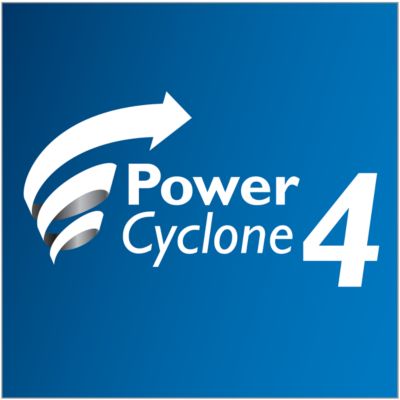 PowerCyclone 4 tehnologija odvaja prašinu i vazduh u jednom prolazu